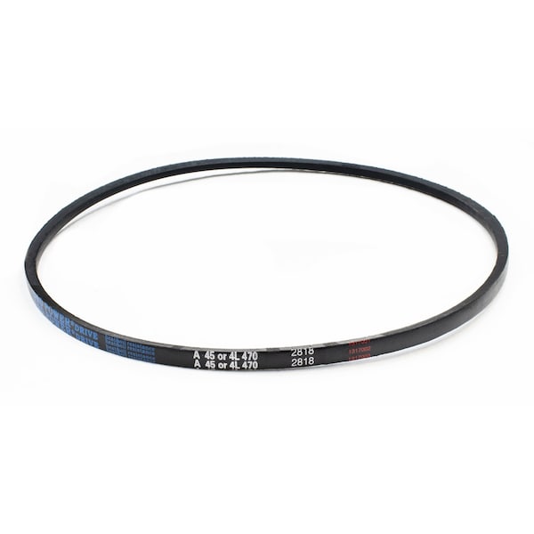 D&D A45/4L470 Classical V-Belt, 47 in Outside Length, 1/2 in Top Width, 1 Ribs A45/4L470 - main